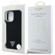 8. Guess Denim Triangle Logo MagSafe iPhone 16 Pro Max Hülle - Schwarz