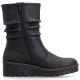 8. Schwarze, gefütterte Keilstiefeletten für Damen von Rieker (X9155-00)