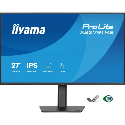 23. iiyama ProLite XB2791HS-B1 Computermonitor 68,6 cm (27") 1920 x 1080 px Full HD LED Schwarz