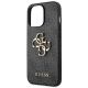 6. Guess 4G Big Metal Logo Case für iPhone 14 Pro - Grau