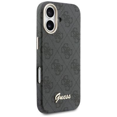 4. Guess 4G Script MagSafe Hülle für iPhone 17 - Schwarz