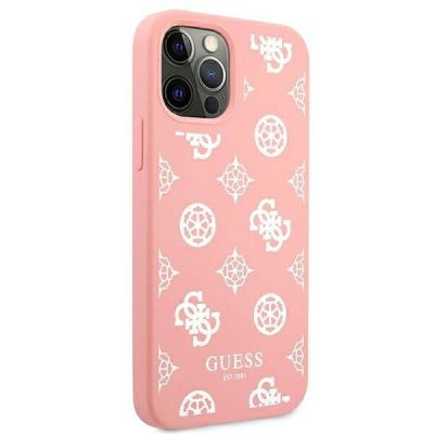 4. Guess GUHCP12LLSPEWPI iPhone 12 Pro Max 6,7" rosa/rosa Hartschalenetui Peony Collection