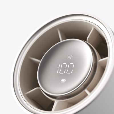 17. Jisulife Handheld Fan Pro1 Mini 4250mAh USB-C Tragbarer Ventilator - Weiß