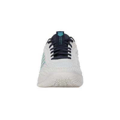 3. K-Swiss HYPERCOURT EXPRESS 3 BLANC DE BLANC/CARBON/BALTIC-M (04603-162-M)