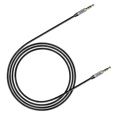 9. Baseus Yiven M30 Stereo AUX 3,5 mm Audiokabel Stecker Miniklinke 1m silber-schwarz (CAM30-BS1)