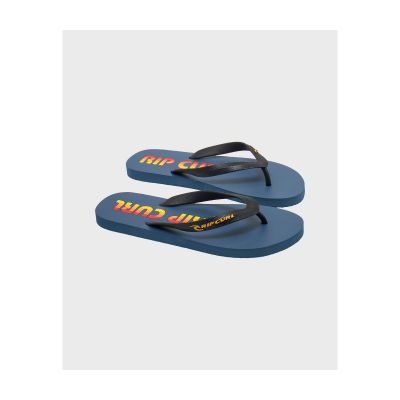 3. RIP CURL Icons Of Surf Bloom Offene Zehenpartie Marineblaue Herren-Flip-Flops
