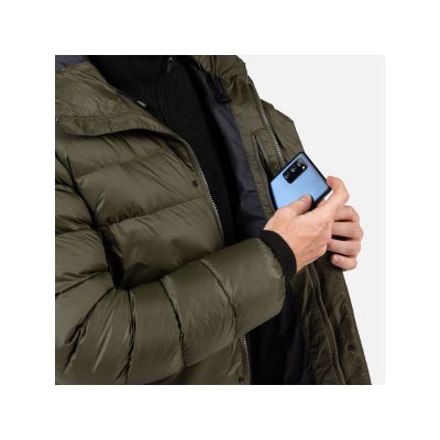 6. ROSSIGNOL Aretu Daunenjacke mit Kapuze, Herrenjacke, Grün