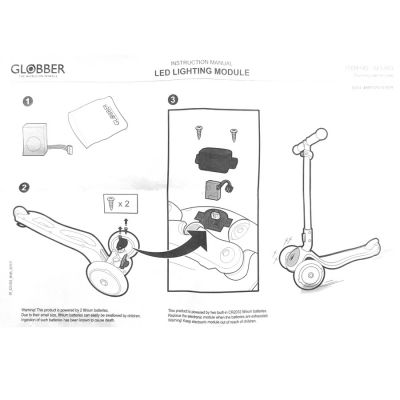 2. Ersatzmodul für den Globber 523-003 Roller