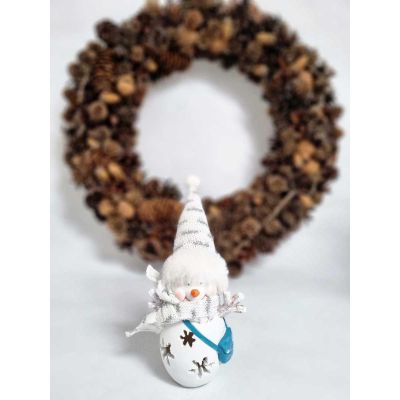 11. LED-Schneemannfigur 7x6x16cm