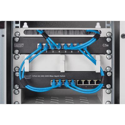 4. Digitus Gigabit-Ethernet-Switch 10", 8-Port, unmanaged