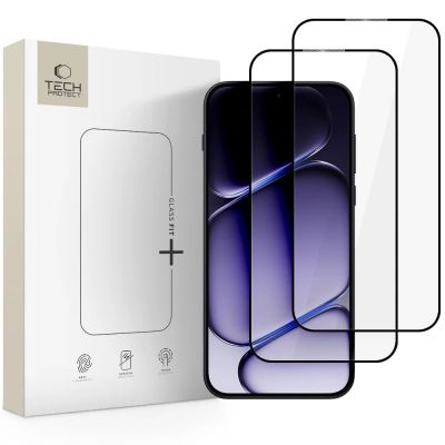 Tech-Protect Glass Fit+ 2er-Pack Panzerglas für OnePlus Nord 6 – Schwarz