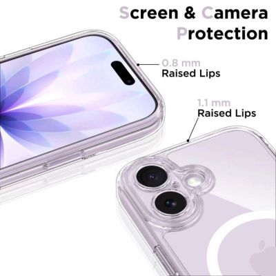 4. Tech-Protect Magpeak Magsafe CC Hülle für iPhone 17 - Transparent