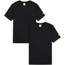 Champion Herren Kurzarm-T-Shirt 2er-Pack schwarz 220267 KK001