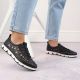 18. Rieker W RKR652 marineblaue durchbrochene Lederschuhe