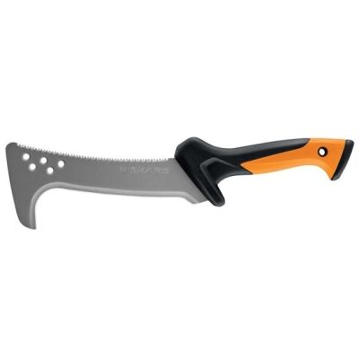 Fiskars 1051233 Bügelsäge, 23 cm, Schwarz, Orange, Silber