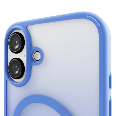 6. Puro Gradient MagSafe Silikonhülle für iPhone 16 – Blau