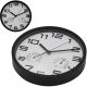6. Wanduhr 25 cm mit Thermometer, weiß