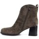 3. Damen-Ankle-Boots aus Leder mit hohem Absatz in Khaki, Vinceza 91178