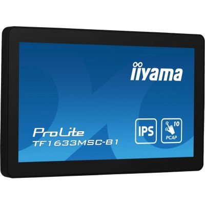 5. iiyama ProLite TF1633MSC-B1 Computermonitor 39,6 cm (15,6 Zoll) 1920 x 1080 px Full HD Touchscreen Schwarz