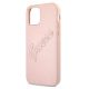 6. Guess GUHCP12LRSAVSRG iPhone 12 Pro Max 6,7" pink/pink Hardcase Saffiano Vintage Script
