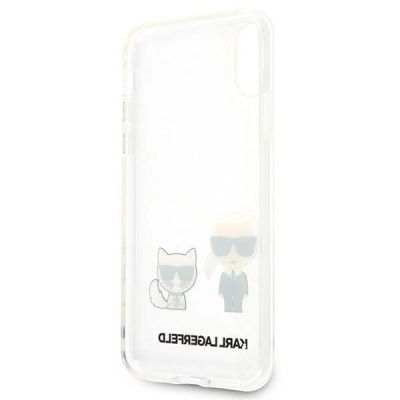 7. Karl Lagerfeld Karl & Choupette iPhone Xs Max Hülle - Transparent