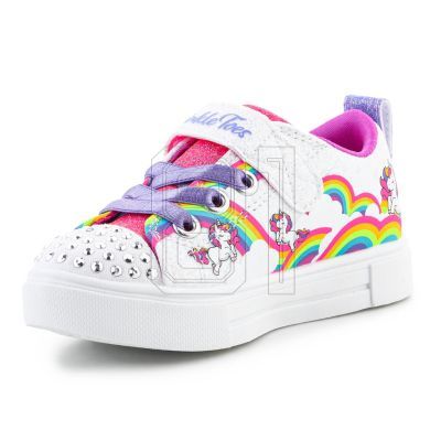 4. Skechers S-Lights Mädchen Twinkle Sparks Jumpin Clouds Jr 314809N-WMLT Schuhe