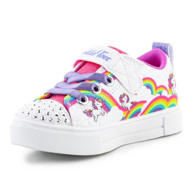 4. Skechers S-Lights Mädchen Twinkle Sparks Jumpin Clouds Jr 314809N-WMLT Schuhe