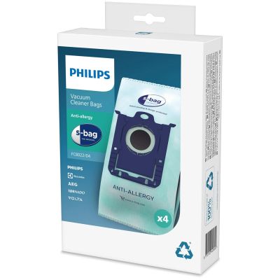 7. Staubsaugerbeutel für AEG, Electrolux, Philips (Synthetisches Material; Philips FC8022/04; 4 Stück)