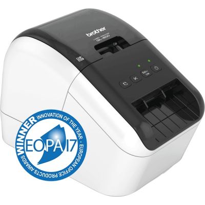 6. Brother QL-800 Thermodirekt-Etikettendrucker, Farbe, 300 x 600 dpi, 148 mm/s, kabelgebunden, DK