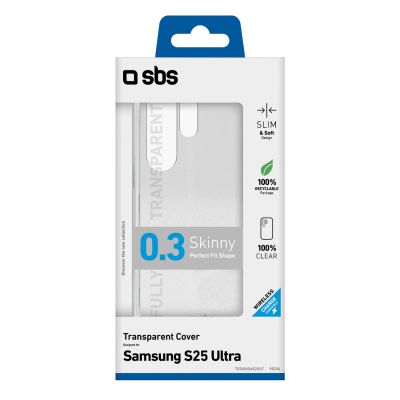 2. SBS Skinny Cover für Samsung Galaxy S25 Ultra – Transparent