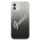 3. Guess GUHCP12SPCUGLSBK iPhone 12 mini 5,4" schwarz/schwarzes Hardcase Glitter Gradient Script
