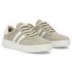 5. Damen-Sneaker aus Leder mit Plateausohle in Khaki, Modell Filippo DP7512