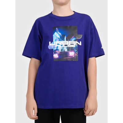 Bedrucktes Jungen-T-Shirt 4F 4FJWAW26TTSHM3516-36S