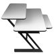 3. SD3 – Studiotisch, Arbeitsplatz, Tischplatte, Ablage für Audiogeräte, ausziehbare Tastaturablage, 91,4 cm