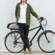 9. Wozinsky Fahrrad-Gepäcktasche mit Schultergurt, 13 l, Schwarz (WBB1BK)