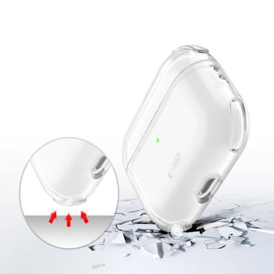 7. Tech-Protect Bounce Hülle für AirPods Pro 3 – Transparent