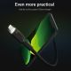 4. GREEN CELL KABGC12 GC RAY USB-KABEL - LIGHTNING 200CM, WEISSE LED, SCHNELLLADUNG