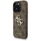 3. Guess 4G Strap 4G Classic Logo Hülle für iPhone 16 Pro - Braun