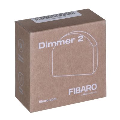 4. FIBARO Dimmer 2 Smart Light Dimmer, Schwarz (FGD-212 ZW5)