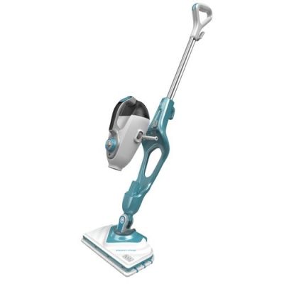 5. Black & Decker BHSM166DSM Dampfreiniger/Dampfmopp 0,5 l 1600 W Farbe Aqua, Weiß