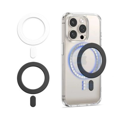 4. Ring Tech-Protect MMP-100 mit MagSafe (2 Stk.) - Weiß - Schwarz