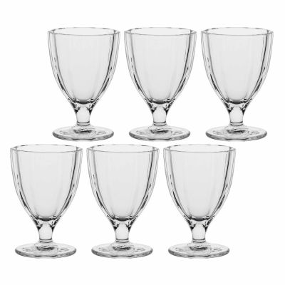 Set mit 6 Amami-Gläsern – Klar, 300 ml