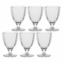 Set mit 6 Amami-Gläsern – Klar, 300 ml