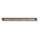 13. Digitus High-Density-Patchpanel 19" 24 x RJ45, LSA horizontal, Kat. 6, ungeschirmt, 0,5 HE, schwarz, Kabelführung