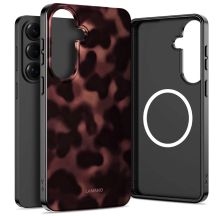 Tech-Protect Lamano MagSafe Hülle für Samsung Galaxy S26 – Braun und Schwarz