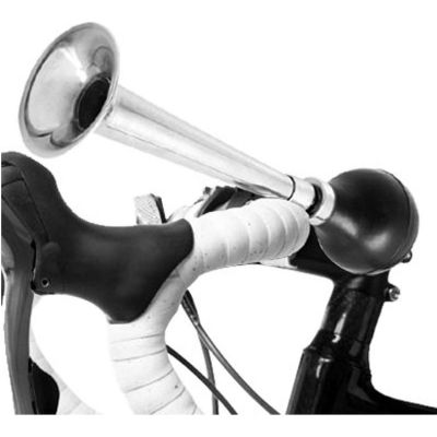 4. Fahrradhupe, verchromt, 21 cm, Dunlop