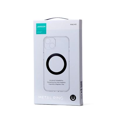 5. Joyroom Set Metall-Magnetringe für Smartphone 2 Stk. rosa (JR-Mag-M3)