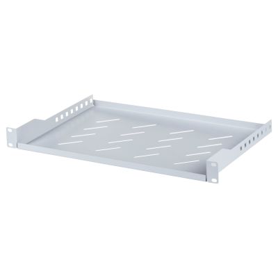 4. LANBERG Regal für Schränke 19" 600 mm (1 HE, 483 x 330 mm) Grau AK-1004-S