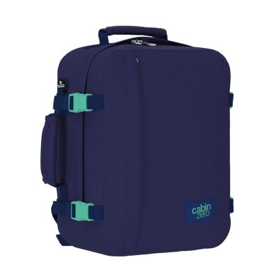 2. Kabinen-Reiserucksack für Wizz Air und Ryanair CabinZero Classic Mini 2-in-1 28 l Deep Ocean – CZ082305