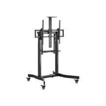 Equip Bodenständerhalter 55-100"/1TFT 120kg 1Regal Massiv Einzelhandel (650633)
